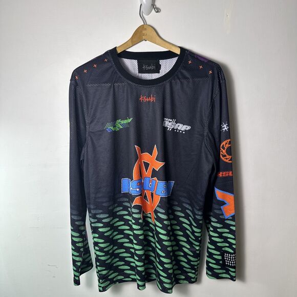 Ksubi x A$AP Tyy Moto Jersey Black Size Medium Limited Edition